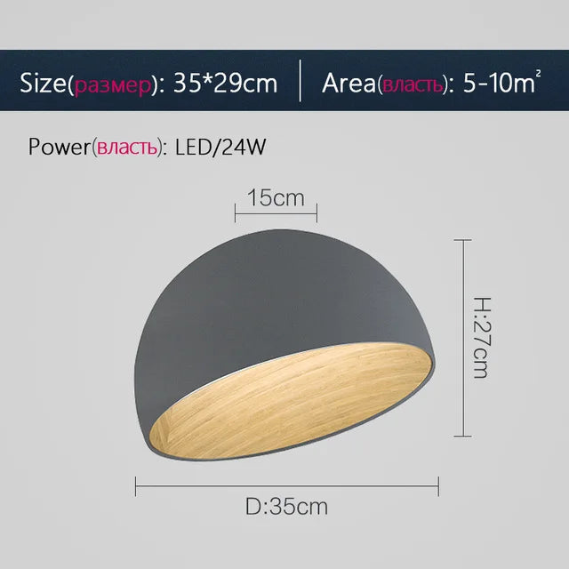 Wood Grain ceiling light Bedroom black white wood ceiling light Spain Designer Light Fixture For Study Room Designer light