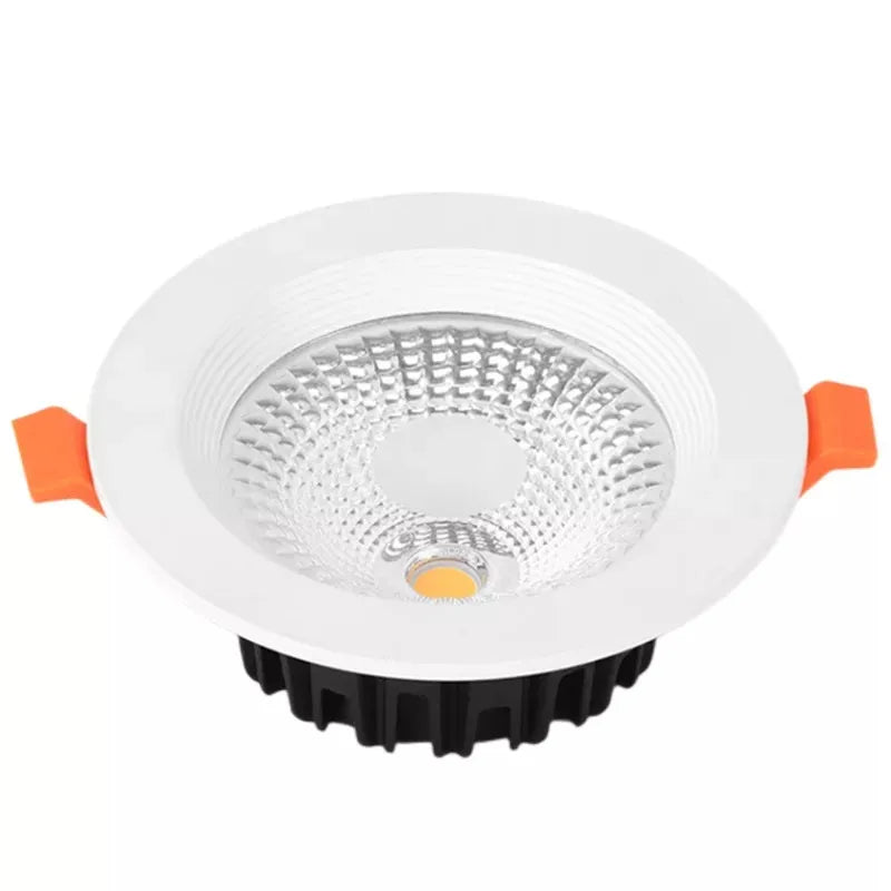 Led Downlight White Body Spot COB 220V 5W 7W 9W 12W 15W 18W 20W 24W 30W 40W Lighting Fixtures Recessed Down Lights Indoor Light