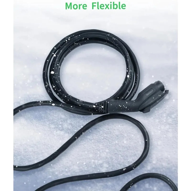 Autel Home Level 2 EV Charger up to 50Amp, 240V, Indoor/Outdoor Car Charging Station, Flexible 25-Foot Cable,Hardwired, Silver