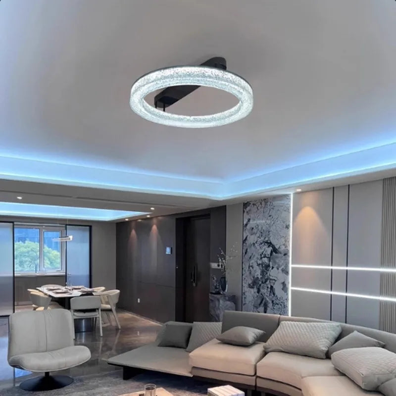 Light luxury Resin LED Ceiling light Living room Dining Bedroom Designer Pendant lamp Black Italian Minimalist Lighting fixture