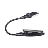 USB Rechargeable Reading Book Light With Detachable Flexible Clip Portable Lamp Kindle eBook Readers Night Light