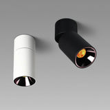 Rotating 355 ° Folding Surface Mounted Spot Light with No Opening Exquisite Ceiling COB Tube Light
