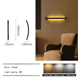 2026 Wood Arch Modern Long Pendant Light - Minimalist LED Dining Table Chandelier