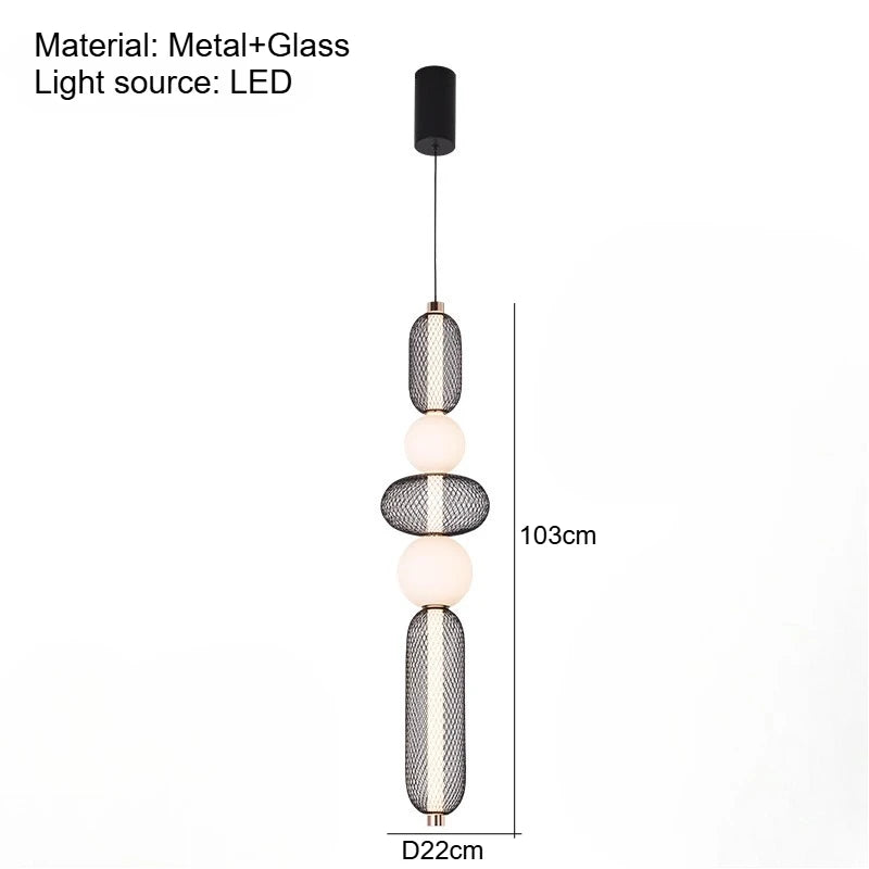 Modern Restaurant Chandelier Nordic Designer Coffee Table LED Pendant Lamp Kitchen Dining Room Bedroom Home Decor Hanging Lamp