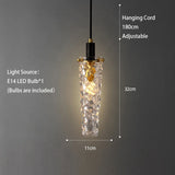 Modern Remote Control LED Ceiling Chandelier 2023 Luster's New Trend Crystal Hanging Light Bedroom Bedside Pendant Lamp Nightlight