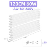 Home Indoor Light Strip High Brightness 90/120cm Tube Linear LED Tube Lamp 220v Lighting Bulb For Bedroom Kitchen Cabinet Lamps