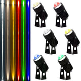 RGB LED Outdoor Landscape Spotlight (3W / 10W, AC 85–265V) - IP65 Waterproof Single-Beam Wall & Garden Lamp