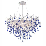 Branch Chrome Crystal Chandelier Lighting For Dining Living Room Kitchen Table Bedroom Luxury Crystal Ceiling Chandeliers