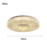 Remote Control LED Ceiling Lamp - Dimmable Nordic Chandelier for Living Room