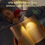 Book Light Reading Lights for Books in Bed Led Book Night Lamp Rechargeable 3 Color Stepless Brightness Clip on Reading Lamp