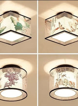 Modern Simple Lotus Bird LED Ceiling Lamp Living Room Bedroom Study Hotel KTV Bedside Ceiling Light Room Decoration Ceiling Lamp