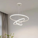 Nordic 3-Ring LED Chandelier - Modern Minimalist Pendant Lamp for Living Room