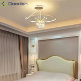 Modern Planet LED Ceiling Lights Lovely Crown Star Chandelier for Living Dining Room Kid's Bedroom Home Decoration Lamps Lustre