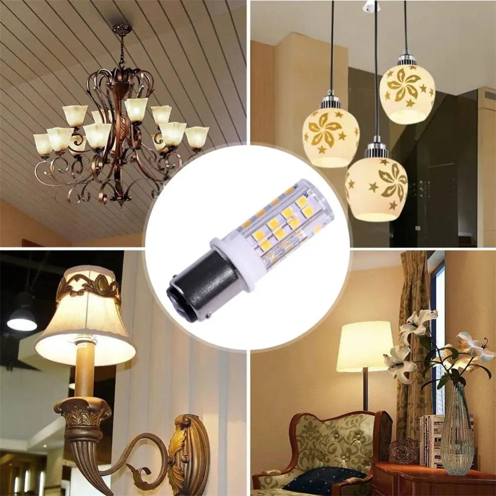 Led Lights Super Bright Crystal Lamp Lights For Sewing Machine Corn Bulbs 350-360lm High Brightness 220v Energy Saving