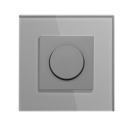 Mechanical Dimmer Switch Led Dimmable Wall Light Switches EU Standard Lamp Switch Brightness Adjustable Glass Frame 10A