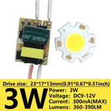 1Set High Power 3W 5W 7W 10W COB Bridgelux LED Integrated Lamp Chip With LED Power Supply Driver For LED Floodlight Spot Light