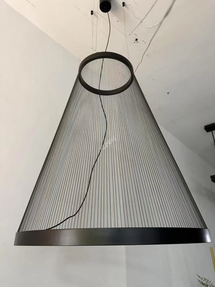 Nordic Lamp Designer Spanish Tassel Circle Chandelier Luxury Pendant Lamp Restaurant Villa Living Room Staircase Home Decor LED