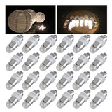 10-50PCS Non-Blinking Mini LED Balloon Lights - Waterproof Submersible Party Lamps