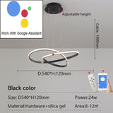 Modern Pendant LED Chandelier Lamp AC110-240V Hanging Chandelier Lights for Dinning Bed room Kitchen Alexa Google Home