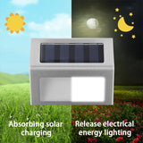 6-LED Solar Stair Light - Waterproof Outdoor Step & Fence Accent Lamp for Deck, Path & Garden