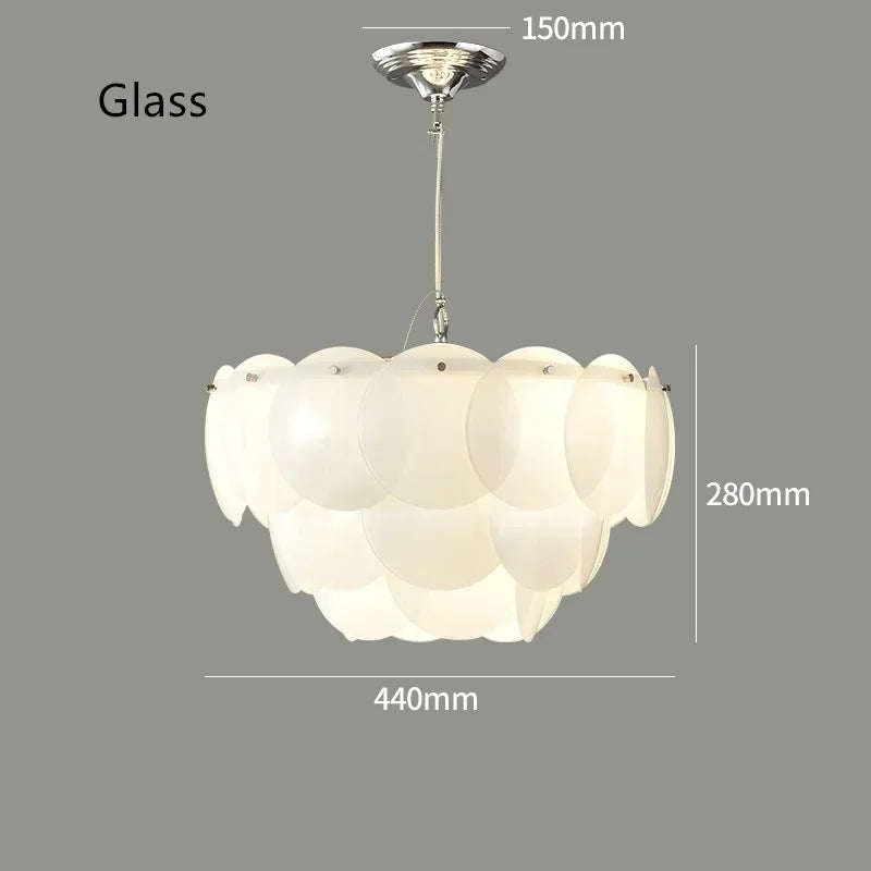 2026 Modern Danish Design White Ceramic Lamp Pembridge Chandelier Creative Hanging Light For Bedroom Living Home Decor Dinning L