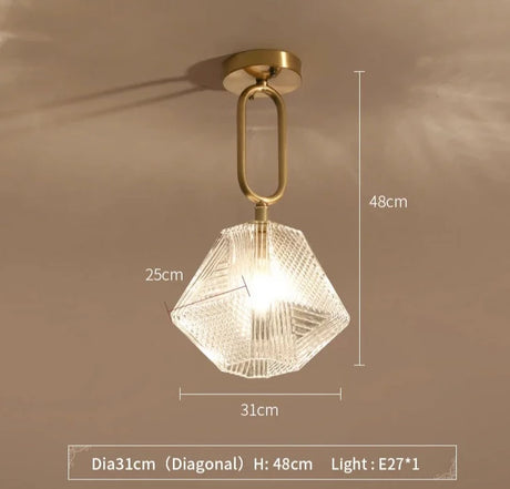 Gold Pendant Lights Chandeliers LED Lamp Modern Home Indoor Fixture AC110-220V Coffee Room Hanging Bar LED Light New Arrival