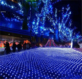 1.5MX1.5M 2x3M Garlands LED String Christmas Net Lights Fairy Xmas Party Outdoor Garden Wedding Decoration Home Curtain Decor