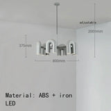 Nordic Creative U Shaped Pendant Light Restaurant Living Room Bedroom Personalized Minimalist Led Designer Decorative Chandelier