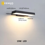Modern LED Dusk-to-Dawn Motion Sensor Outdoor Wall Sconce - Black Exterior Light Fixture for House Front Door, Entryway, Garage & Balcony