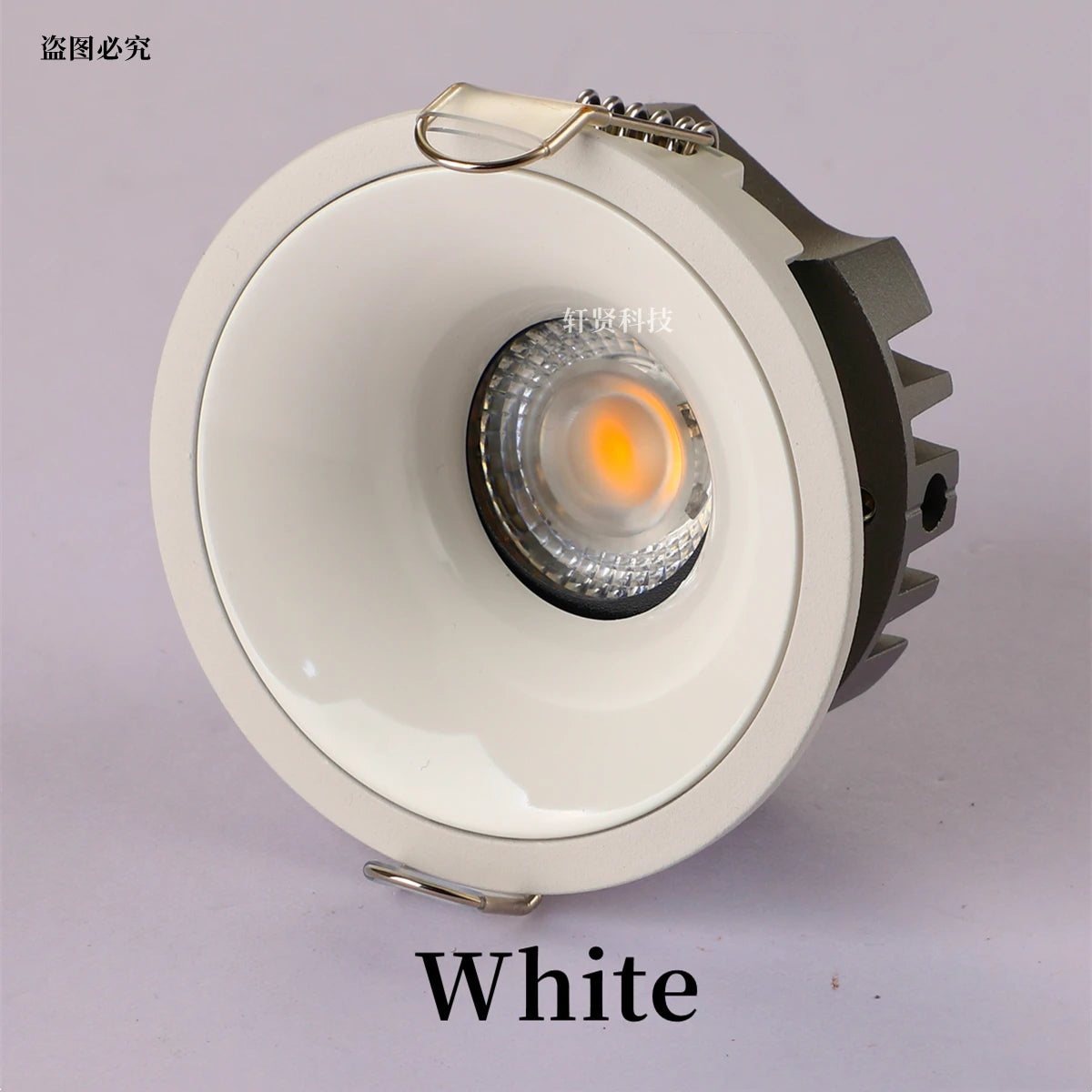 High CRI Deep Anti-glare Led Cob Downlight Narrow Embedded Ultra-thin Rose Gold Silver Dimmable Ceiling Aluminum Spotlight