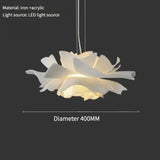 Creative Multi-Layer Acrylic Flower LED Chandelier - Modern Petal Ceiling Pendant Light Fixture for Dining Room, Bedroom & Indoor Decor Centerpiece