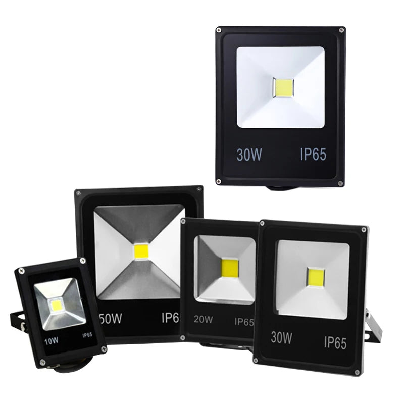 12V LED Floodlights 10W 20W 30W 50W IP65 Outdoor DC12-24V LED Spotlights IP65 Waterproof Floodlight for Boat and Swim Pool