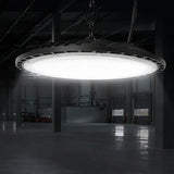 UFO LED High Bay Light (100W/150W/200W/300W) - Super Bright Commercial Industrial Overhead Lighting for Warehouse, Garage & Market