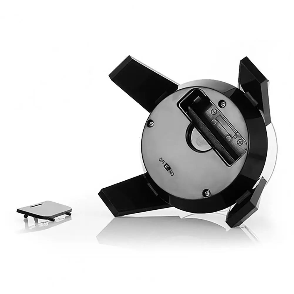 Airship UFO 360-Degree Electric Rotating Display Stand - Solar & Battery Dual-Use Turntable