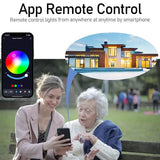 Smart Recessed Lighting WiFi Smart LED Downlight RGB Dimmable Spot LED Lights Kitchen Ceiling Lamp 10W