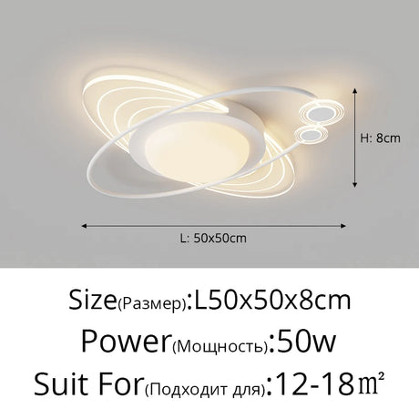 Nordic Style Living Room Ceiling Lamp Bedroom LED Ceiling Light Kitchen Modern Ceiling Lights Dining Room Aisle Indoor Lighting