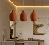 Nordic Wabi-Sabi Style Led E27 Pendant Lights Luster Dining Room Minimalism Lamp Home Decor Light Bar Loft Pendant Lamp Fixtures