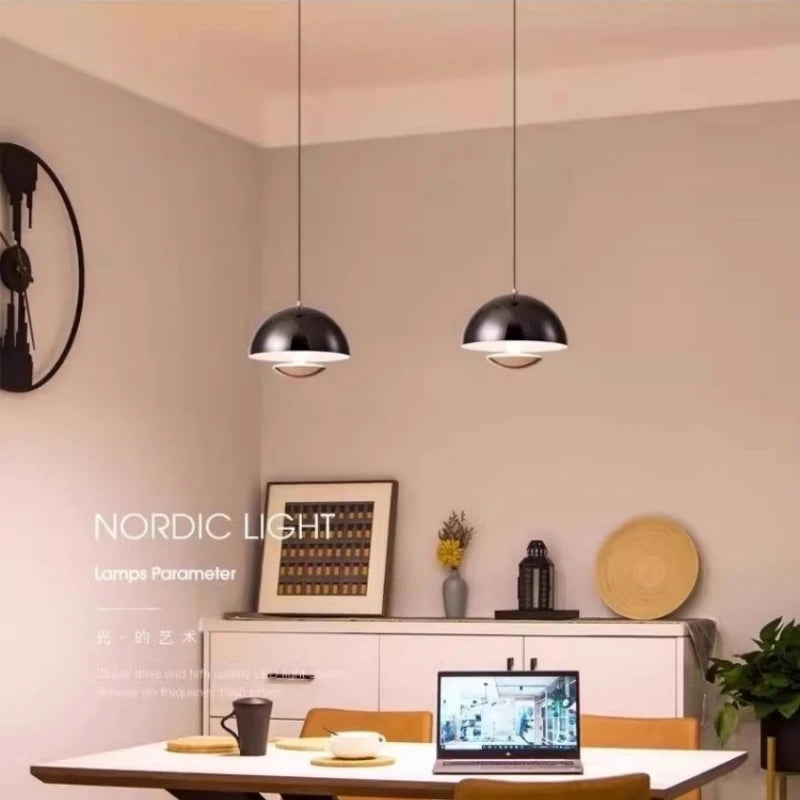 Hand Swept Sensor Pendant Light Cream Style Bedroom Bedside Eye Protection Light, Extendable Restaurant Bar Hanging Line Light
