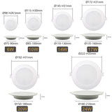 LED Downlight 110V 220V Ceiling Light 17W 20W 24W Recessed Led Down light Round Panel Light Spotlight Indoor Lighting