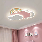 European-style Modern Minimalist LED Cloud Ceiling Lamp Children's Room Warm and Romantic Decorative Lighting