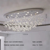 French Dining Room Crystal Led Pendant Lights Modern Luxury Bar Hanging Lamp Home Decor Led Suspend Light Led Luminarias