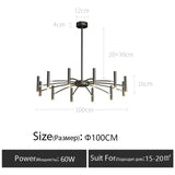 Minimalist G9 LED Ceiling Chandelier Light Fixture (110V-220V) - Modern Interior Decor Pendant Lamp for Living Room, Dining Room & Home