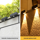 Solar Light Outdoor Wall Spot Light Wall LED Light Wall Lamp Waterproof Garden Decoration Lamp Fence Corridor Sunlight Stairs
