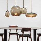Modern Minimalist Glass LED Chandelier - Creative Pendant for Living & Kitchen