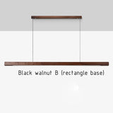Nordic Solid Wooden Pendant Lighting LED Lamps for Dining Living Room Kitchen Office Shop Long Hanging Indoor Lighting Fixtures