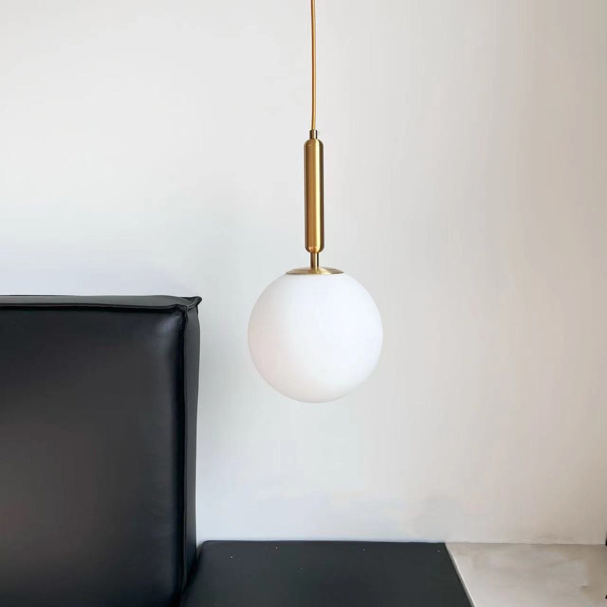 Modern Glass Ball Led Pendant Lamp Fixtures Bedside Gold Indoor Kitchen Hanging Lights Luminaire Dining Room Lighting Decoration