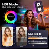 Handheld Magnetic Fill Light Pocket Size - Portable LED Ring Light for Phone
