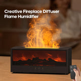 New Creative Fireplace Aromatherapy 150 Waterless Auto Off Colorful Flame Aerial Humidifier for remote home bedrooms AG-DQ717