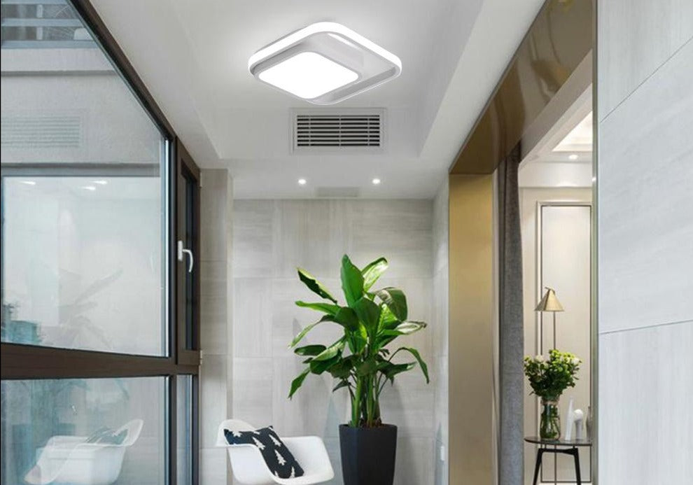 LED Chandelier Three Colors Lamp Modern Style Ceiling Lamp Bedroom Light Simple Lighting Energy 86-265V Dining Room Lamp