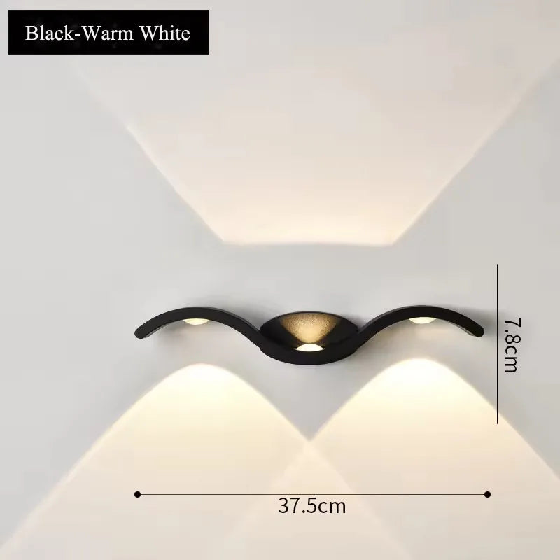 IP65 Waterproof Outdoor LED Wall Light (9W / 15W) - Aluminum Garden & House Sconce Fixture for Corridor, Aisle & Porch